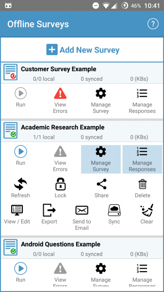Offline Surveys App For Android Offline Mobile Features For - offline sur!   veys screenshots